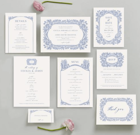 wedding invitation trends - suite